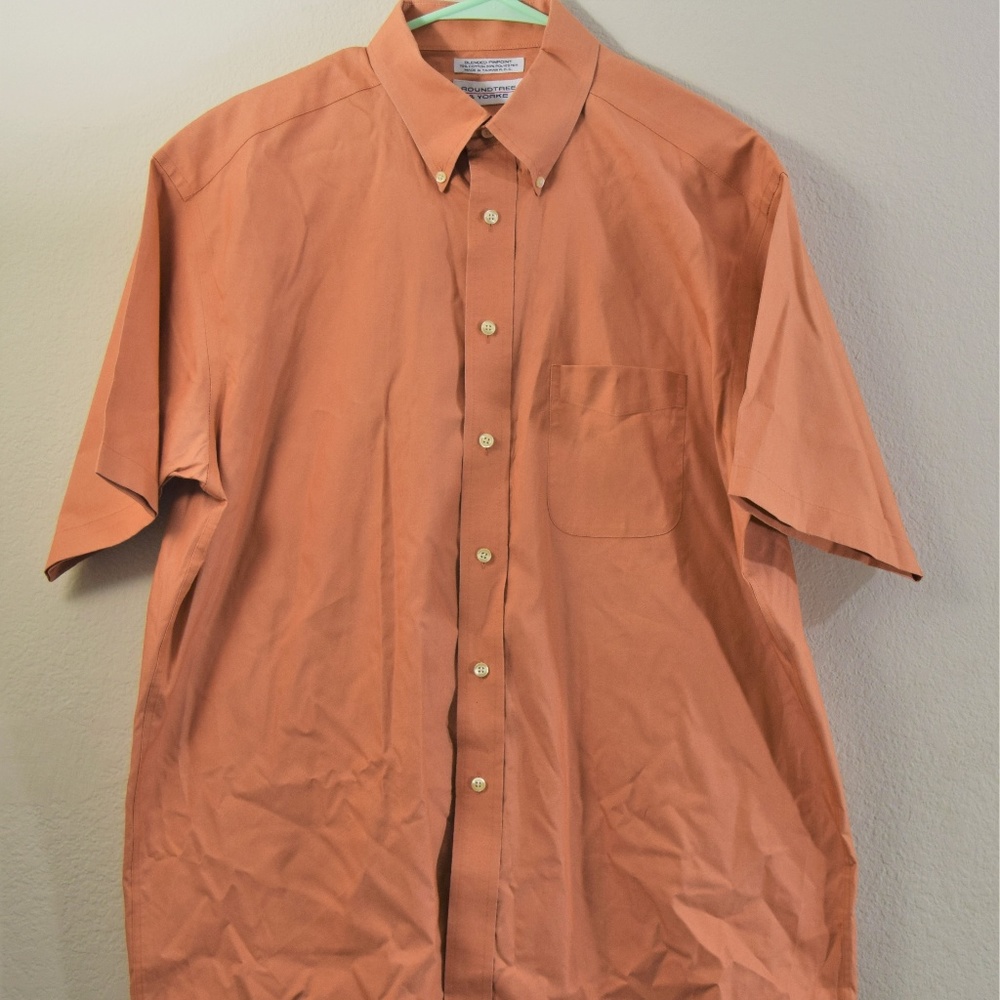 Roundtree and Yorke Short Sleeves Shirt Size 17